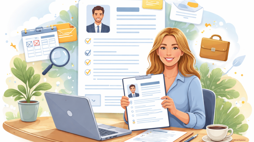 Bewerbung: Bewerbungsanschreiben und Lebensläufe