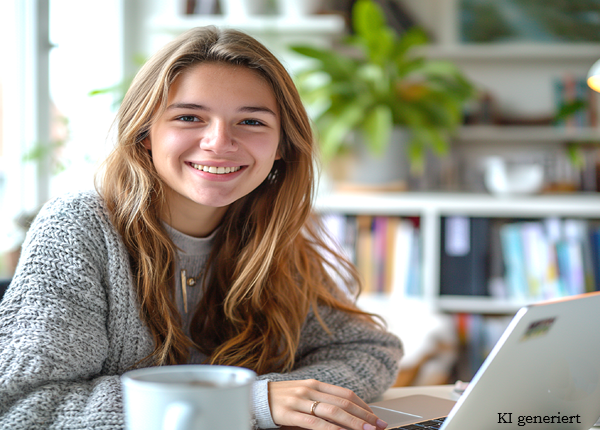 junge Berufseinsteigerin