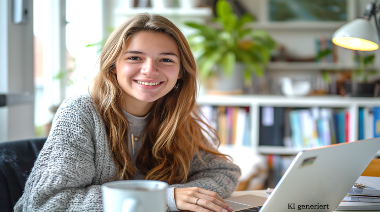 junge Berufseinsteigerin