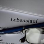 Foto eines Lebenslaufes