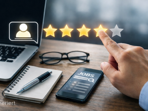 Jobbewertung auf Arbeitgeberbewertungsportal