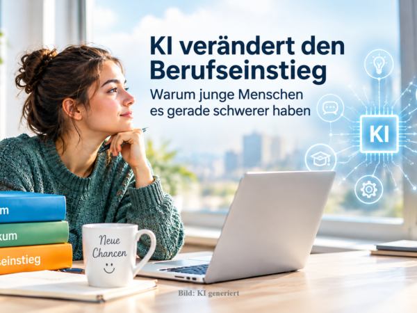 Junge Frau vor Berufseinstieg